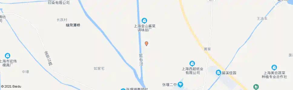 上海张堰石化水厂_公交站地图_上海公交_妙搜公交查询2025