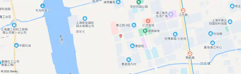 上海景江苑E区_公交站地图_上海公交_妙搜公交查询2025