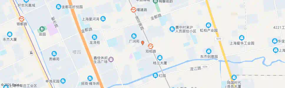 上海莲花南路春都路_公交站地图_上海公交_妙搜公交查询2025