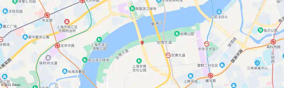 上海世博大道塘子泾路_公交站地图_上海公交_妙搜公交查询2025