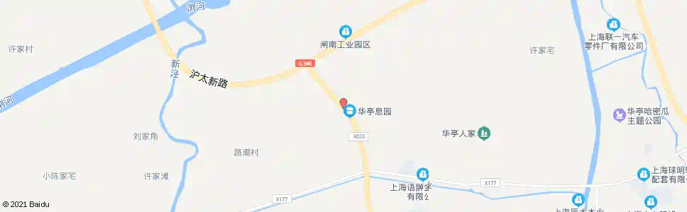 上海华亭北周_公交站地图_上海公交_妙搜公交查询2025