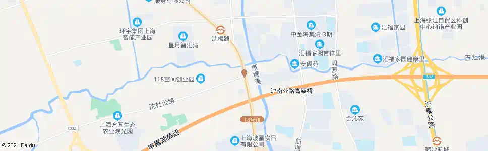 上海沪南公路沈杜公路_公交站地图_上海公交_妙搜公交查询2025