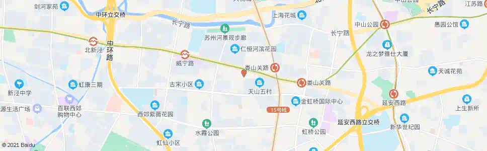 上海天山路芙蓉江路_公交站地图_上海公交_妙搜公交查询2025