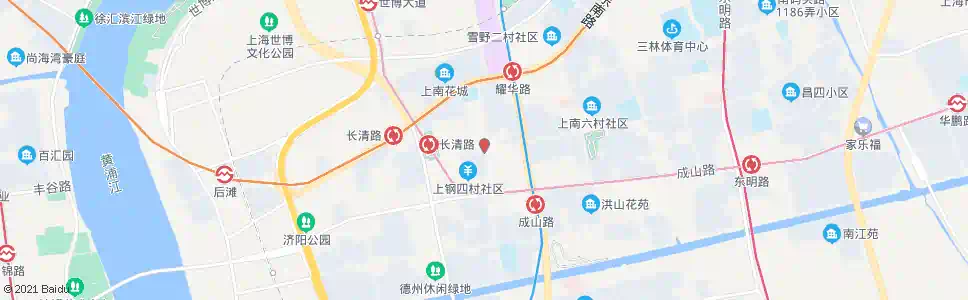 上海昌里路历城路_公交站地图_上海公交_妙搜公交查询2025