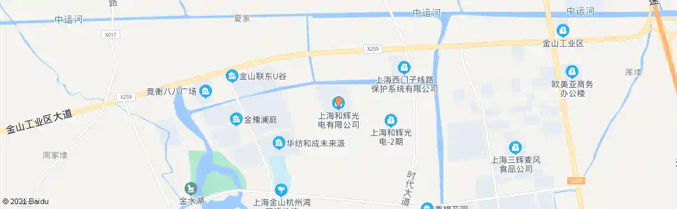 上海和辉光电_公交站地图_上海公交_妙搜公交查询2025