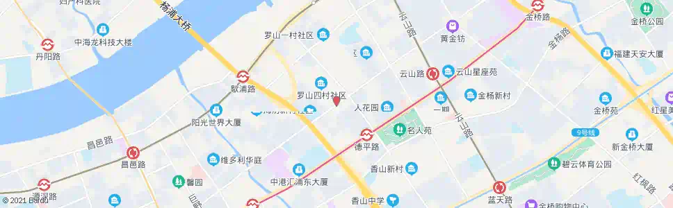 上海博山东路万德路_公交站地图_上海公交_妙搜公交查询2025