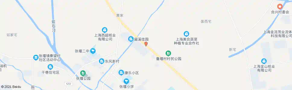上海松卫南路留溪家园_公交站地图_上海公交_妙搜公交查询2025