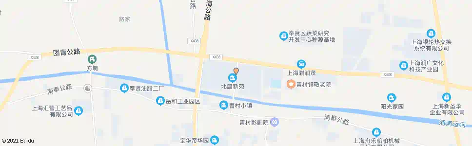 上海北唐新苑_公交站地图_上海公交_妙搜公交查询2025