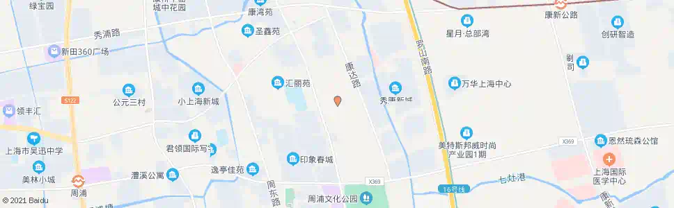 上海关岳路康达路_公交站地图_上海公交_妙搜公交查询2025
