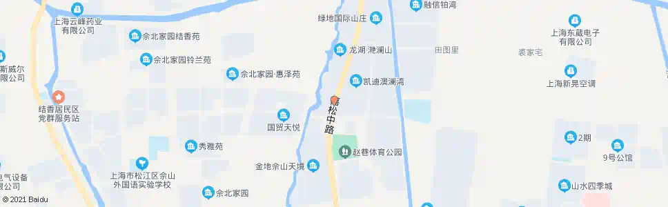 上海嘉松中路业锦路_公交站地图_上海公交_妙搜公交查询2025
