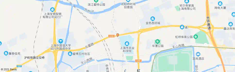 上海北翟路南华街(招呼站)_公交站地图_上海公交_妙搜公交查询2025