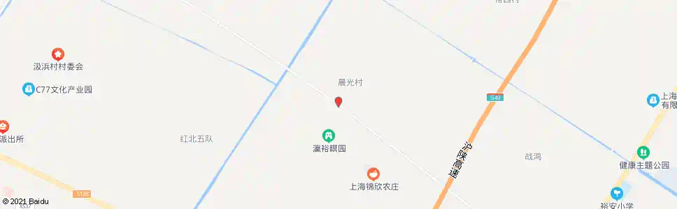 上海晨光村_公交站地图_上海公交_妙搜公交查询2025