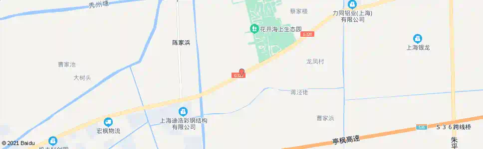 上海亭枫公路秀泾_公交站地图_上海公交_妙搜公交查询2025