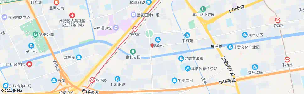 上海罗秀路莲花南路_公交站地图_上海公交_妙搜公交查询2025