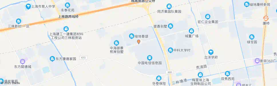 上海秀沿西路康颂路_公交站地图_上海公交_妙搜公交查询2025