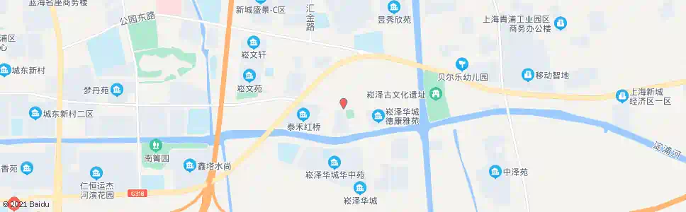 上海青湖东路崧淀路_公交站地图_上海公交_妙搜公交查询2025