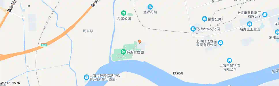 上海江川西路生态园_公交站地图_上海公交_妙搜公交查询2025