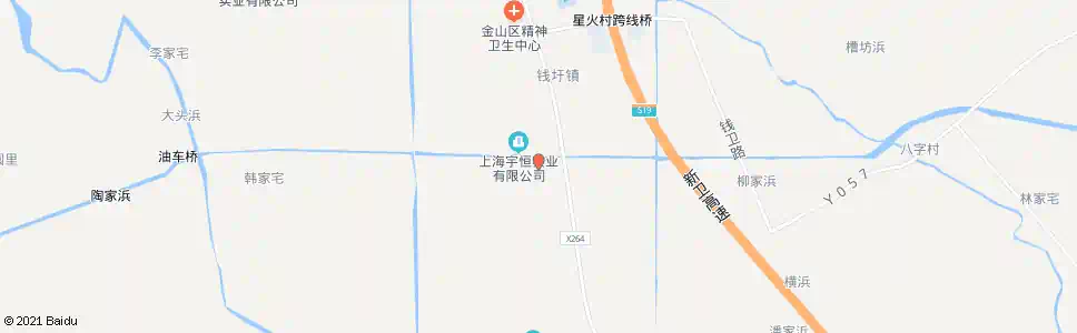 上海横召村部_公交站地图_上海公交_妙搜公交查询2025