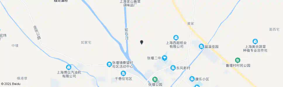 上海张堰自来水厂_公交站地图_上海公交_妙搜公交查询2025