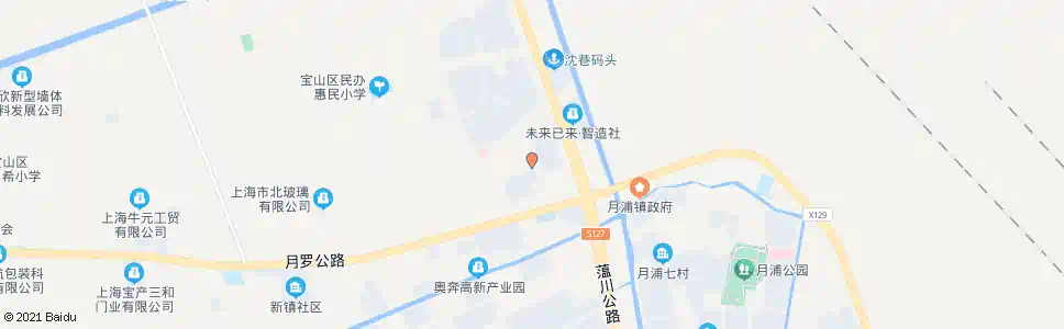 上海月泉路申浦路_公交站地图_上海公交_妙搜公交查询2025