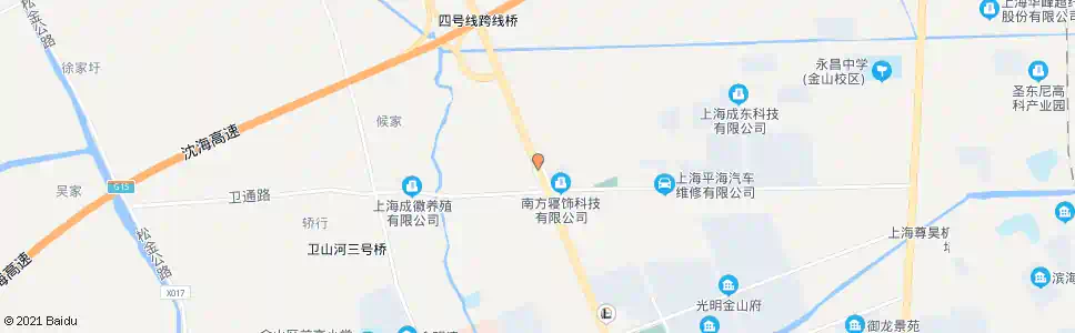 上海松卫南路南阳港路_公交站地图_上海公交_妙搜公交查询2025