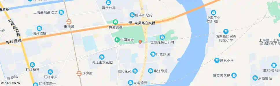 上海华泾路龙吟路_公交站地图_上海公交_妙搜公交查询2025