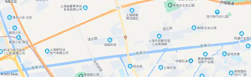 上海浏翔路蕰北路_公交站地图_上海公交_妙搜公交查询2025