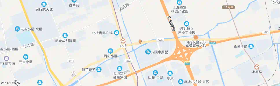 上海放鹤路北吴路_公交站地图_上海公交_妙搜公交查询2025