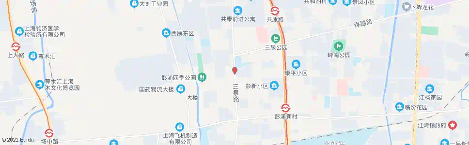 上海临汾路三泉路_公交站地图_上海公交_妙搜公交查询2025