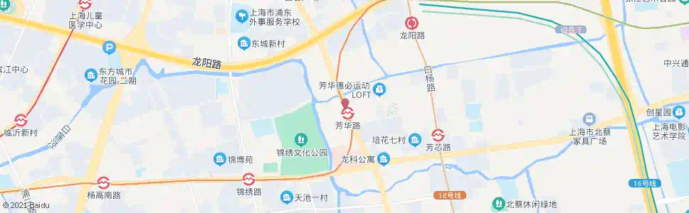 上海沪南路芳华路(招呼站)_公交站地图_上海公交_妙搜公交查询2025