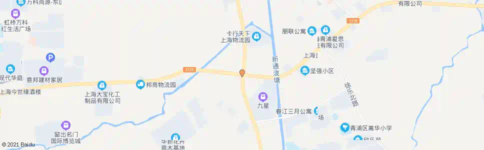 上海嘉松中路北青公路_公交站地图_上海公交_妙搜公交查询2025