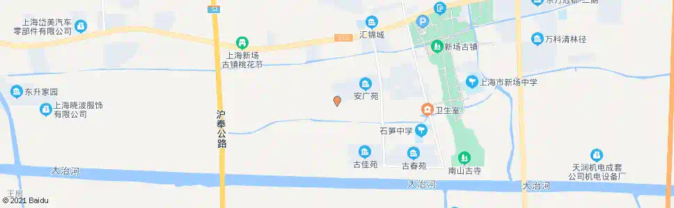 上海果园村委_公交站地图_上海公交_妙搜公交查询2025