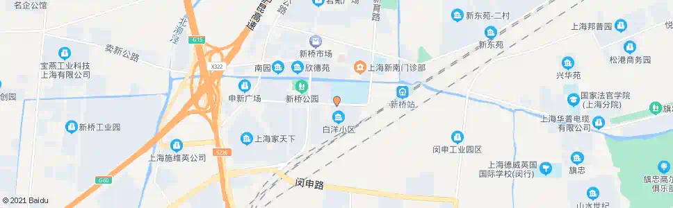 上海新桥中心小学_公交站地图_上海公交_妙搜公交查询2025