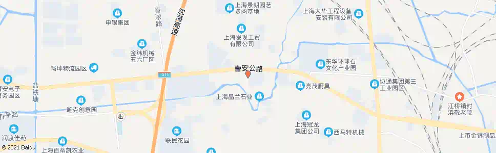 上海曹联路曹安公路_公交站地图_上海公交_妙搜公交查询2025