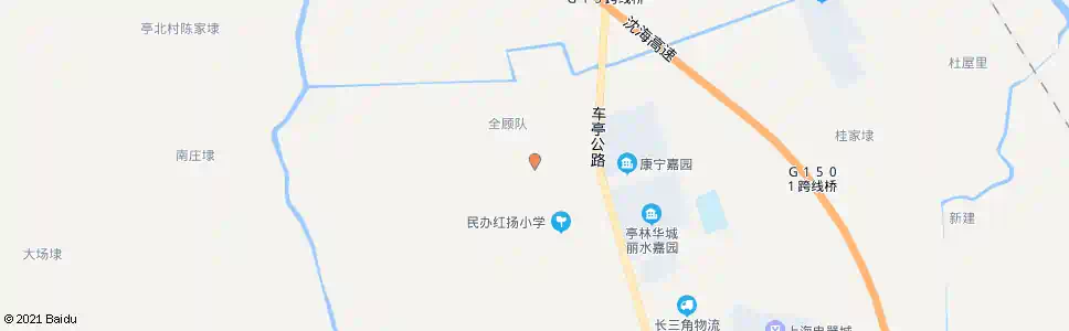 上海红阳村_公交站地图_上海公交_妙搜公交查询2025