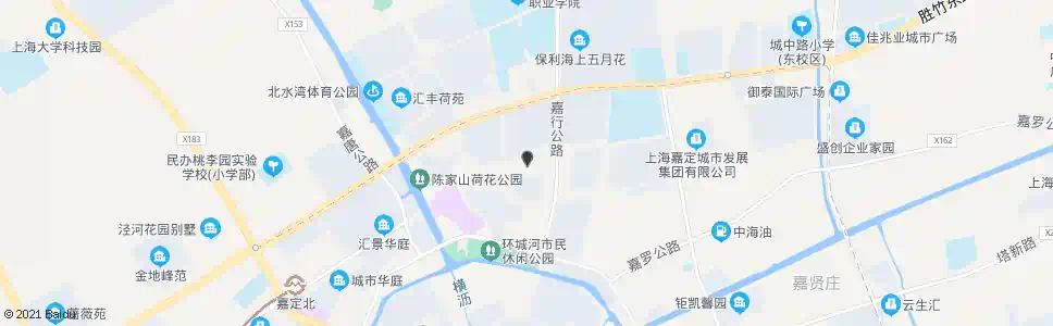 上海平城路嘉行公路(实验小学)_公交站地图_上海公交_妙搜公交查询2025