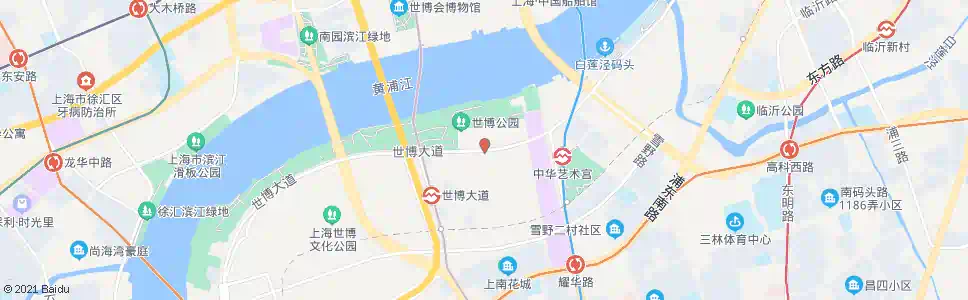 上海世博大道世博馆路_公交站地图_上海公交_妙搜公交查询2025