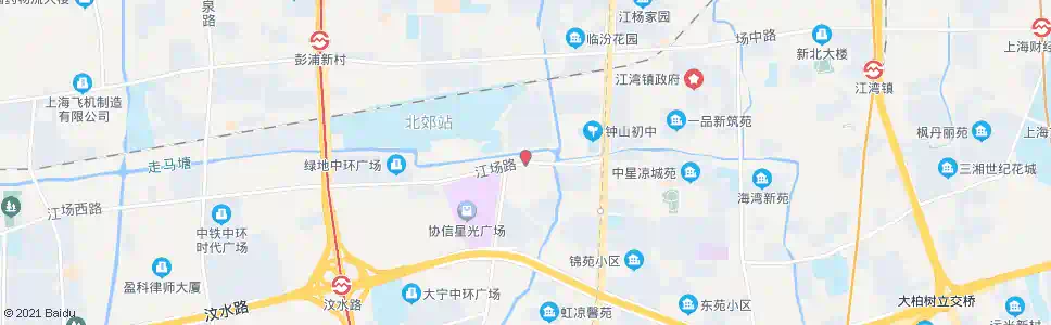 上海江场路平型关路_公交站地图_上海公交_妙搜公交查询2025