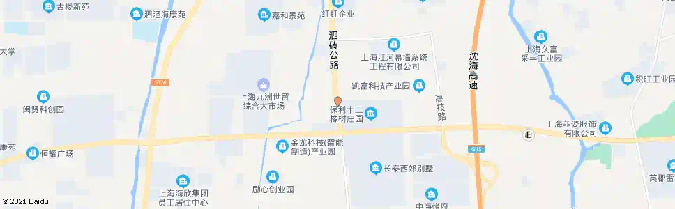 上海莘砖公路泗砖公路_公交站地图_上海公交_妙搜公交查询2025