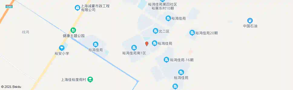 上海裕鸿幼儿园分院_公交站地图_上海公交_妙搜公交查询2025