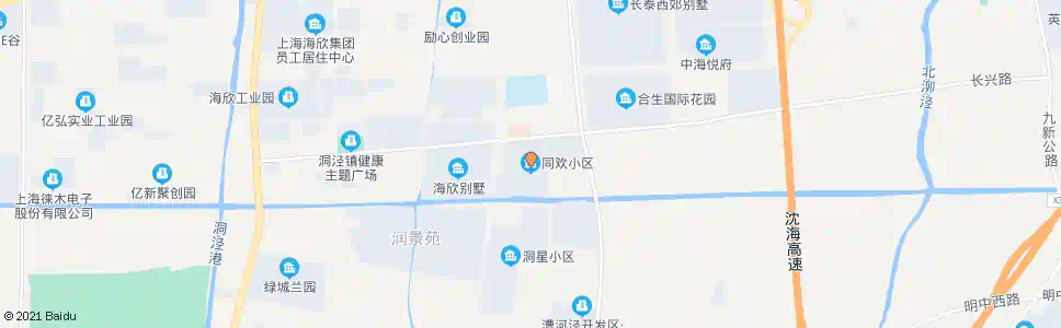 上海同欢小区_公交站地图_上海公交_妙搜公交查询2025
