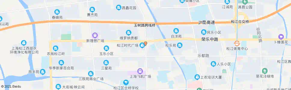 上海玉树路荣乐路_公交站地图_上海公交_妙搜公交查询2025
