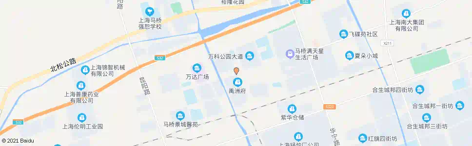 上海富国路银春路_公交站地图_上海公交_妙搜公交查询2025