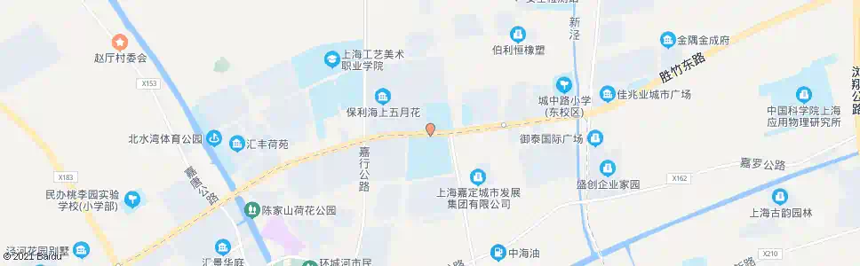 上海胜竹路新成路_公交站地图_上海公交_妙搜公交查询2025