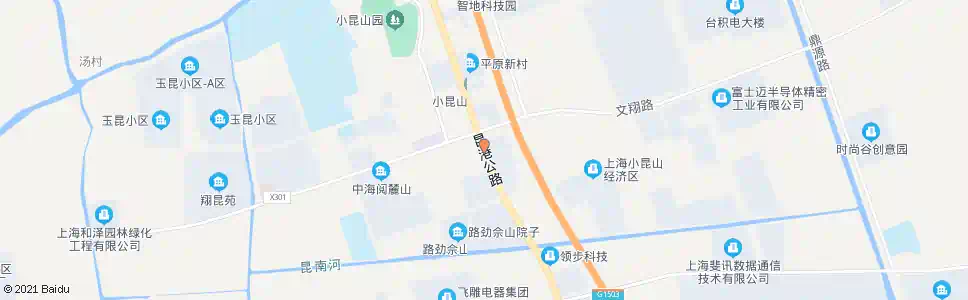 上海昆港公路文翔路_公交站地图_上海公交_妙搜公交查询2025