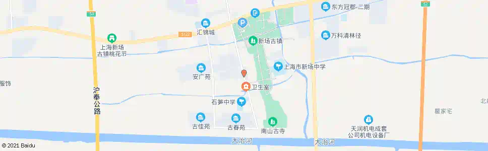 上海新奉公路石笋街_公交站地图_上海公交_妙搜公交查询2025