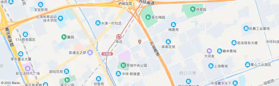 上海莘朱路宝城路_公交站地图_上海公交_妙搜公交查询2025