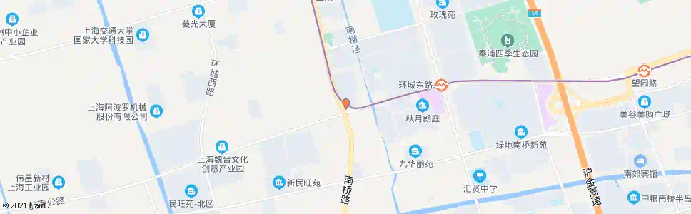 上海沪杭公路团南公路(江海加油站)_公交站地图_上海公交_妙搜公交查询2025