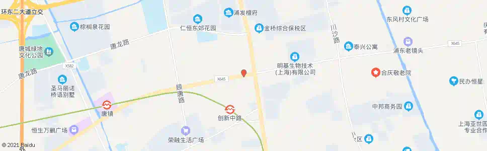 上海高科东路昌兴路_公交站地图_上海公交_妙搜公交查询2025