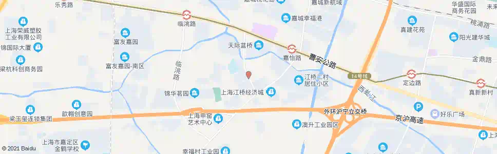 上海江桥三村_公交站地图_上海公交_妙搜公交查询2025